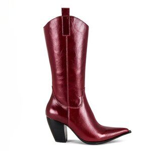 NWOB Jeffrey Campbell Reckon Boots Wine 8